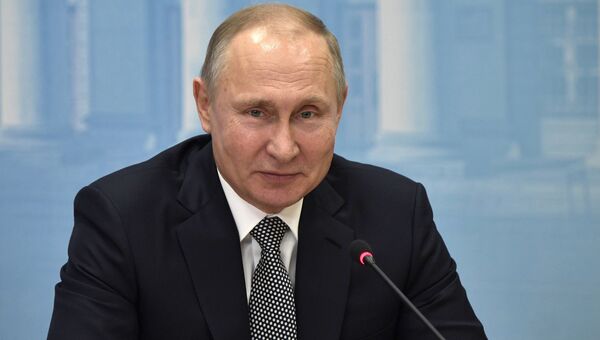 Президент РФ Владимир Путин. 25 января 2018