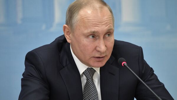 Президент РФ Владимир Путин. 25 января 2018