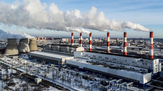 ТЭЦ-22 в городе Дзержинский Московской области. Архивное фото