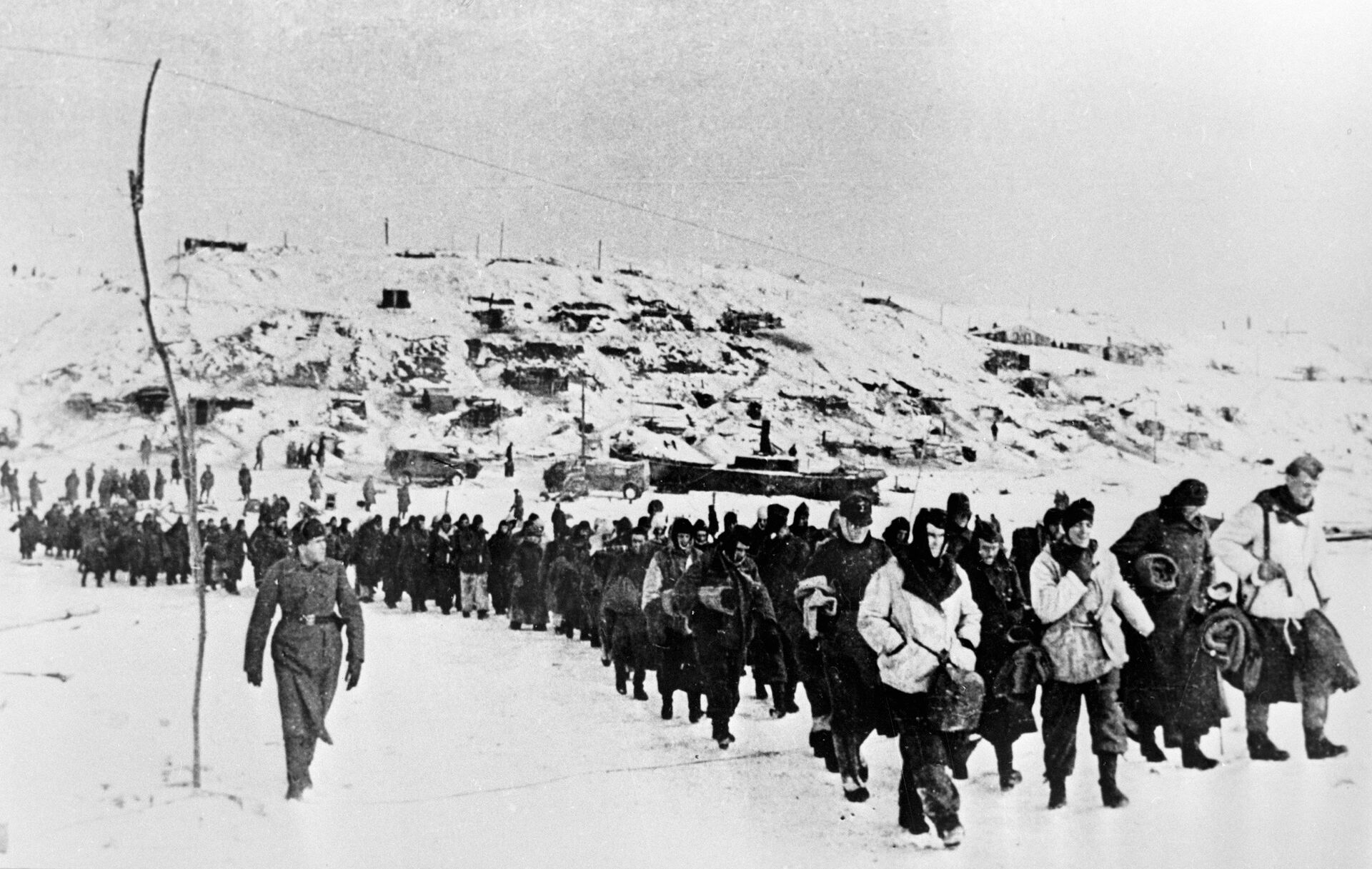 Пленные гитлеровцы под Сталинградом - РИА Новости, 1920, 13.07.2021