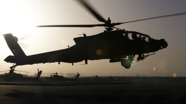 Вертолет ВВС США в Эрбиле, Ирак