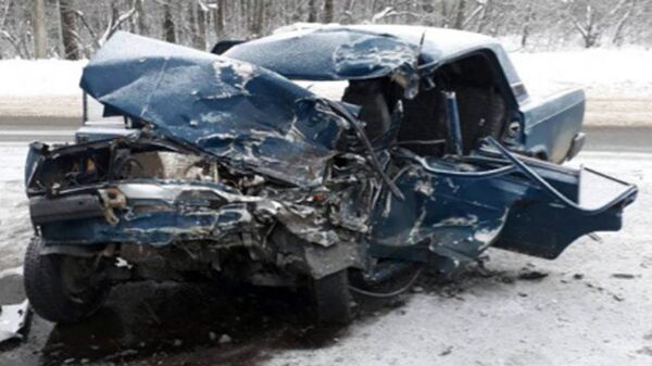 Последствия ДТП в Семилукском районе на 209 км автодороги Курск-Воронеж-Борисоглебск. 28 января 2018