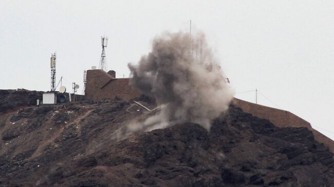 Бои в йеменском городе Аден, вспыхнувшие между сепаратистами и правительственными силами. Архивное фото