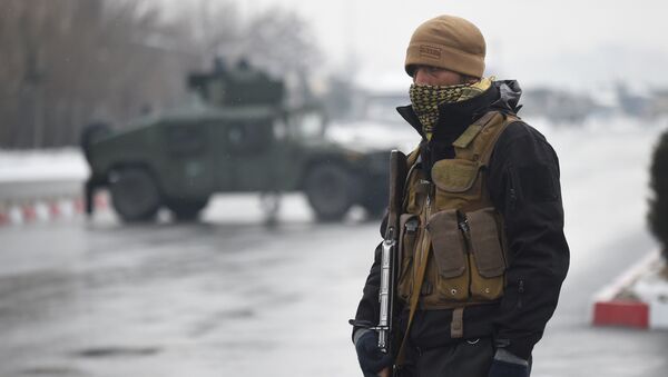 Сотрудник афганской службы безопасности. 29 января 2018 года