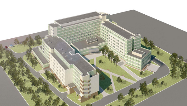 Проект нового корпуса Центрального госпиталя Федеральной таможенной службы России