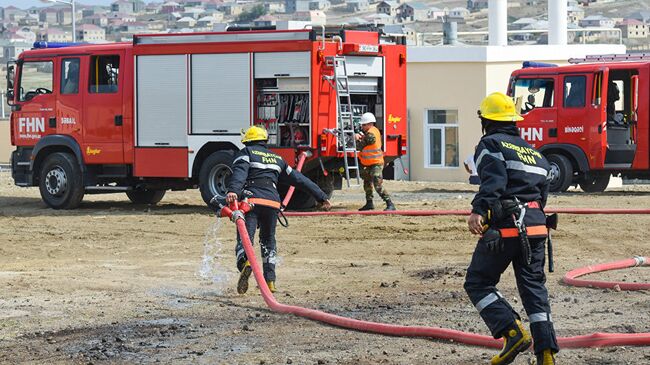 Пожарные в Азербайджане