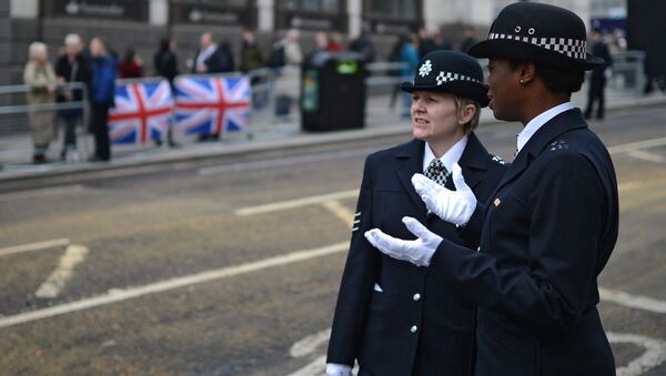 Женщины-полицейские в Лондоне