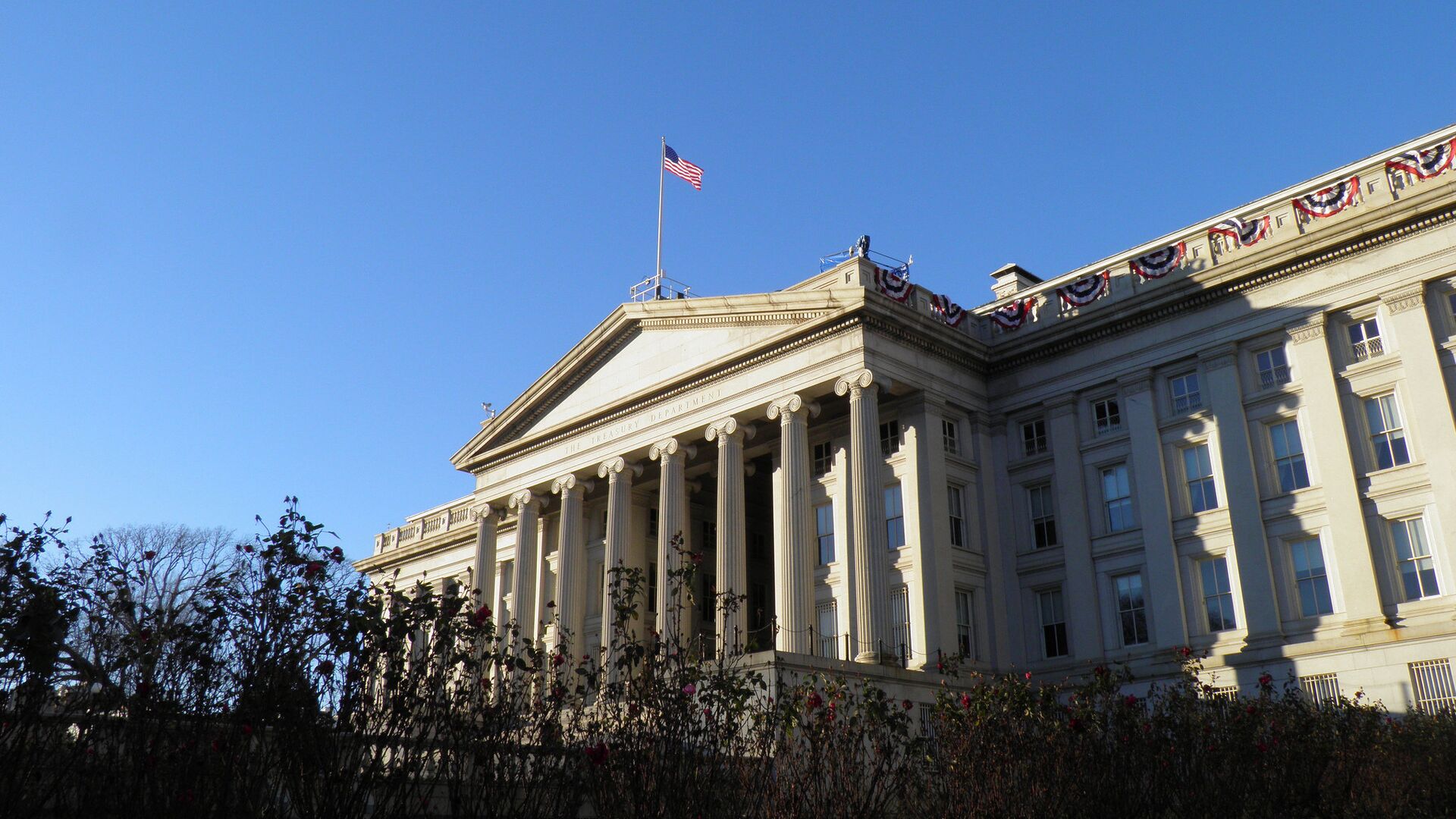 Здание Министерства финансов США в Вашингтоне - РИА Новости, 1920, 23.03.2022
