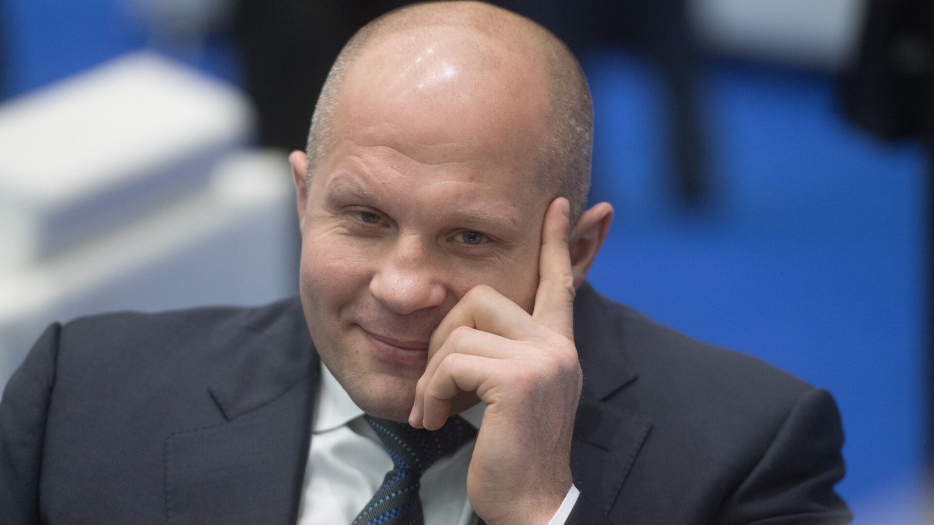 Президент Союза смешанных боевых единоборств ММА России Федор Емельяненко перед началом предвыборной встречи кандидата в президенты РФ Владимира Путина. 30 января 2018 Президент Союза смешанных боевых единоборств ММА России Федор Емельяненко перед началом предвыборной встречи кандидата в президенты РФ Владимира Путина. 30 января 2018 - РИА Новости, 1920, 21.01.2021