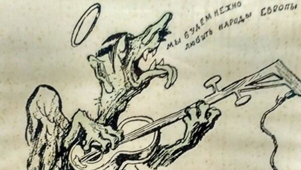 Фарс с переодеванием. Гальб В. Блиц-крик и фриц-вой. Л., М.: Искусство, 1944