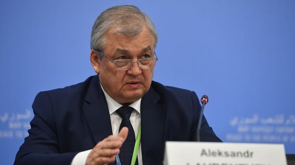 Специальный представитель президента РФ по сирийскому урегулированию Александр Лаврентьев