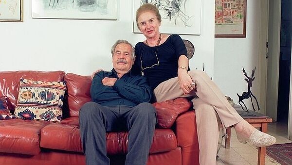 Писатель Хами Гури с женой Азизой