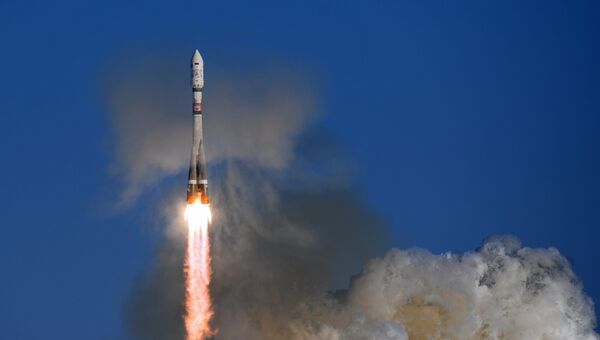 Старт ракеты-носителя Союз-2.1а с космодрома Восточный. 1 февраля 2018