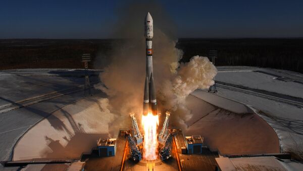 Старт ракеты-носителя Союз-2.1а с космодрома Восточный. Архивное фото