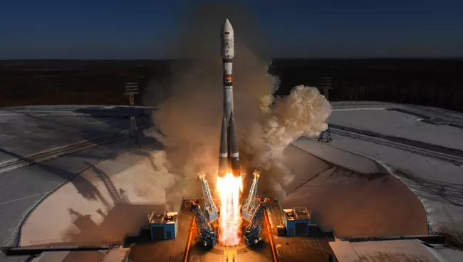 Старт ракеты-носителя Союз-2.1а с космодрома Восточный. Архивное фото