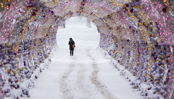 Зима в Москве. Архивное фото