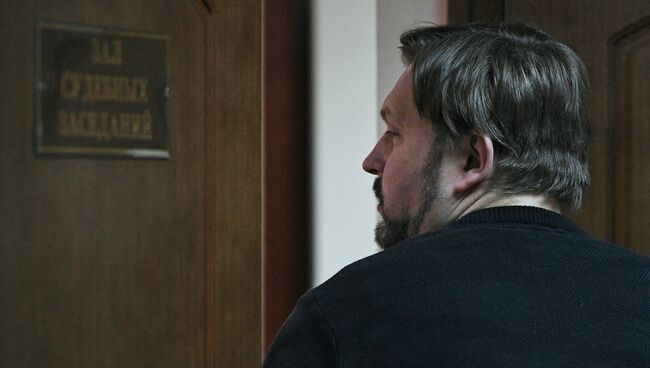 Экс-губернатор Кировской области Никита Белых во время оглашения приговора в Пресненском суде Москвы. 1 февраля 2018