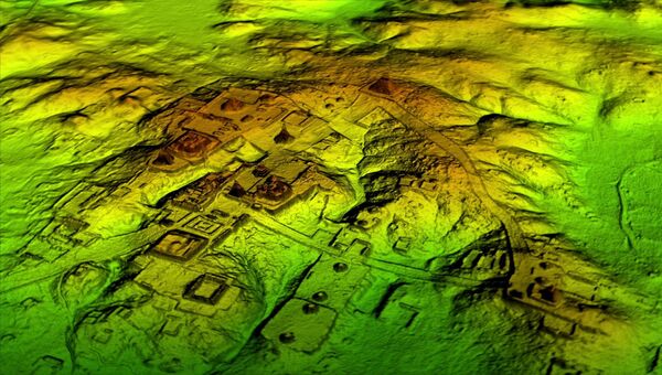 Найденные руины построек цивилизации майя с помощью технологии лидара (оптического локатора)