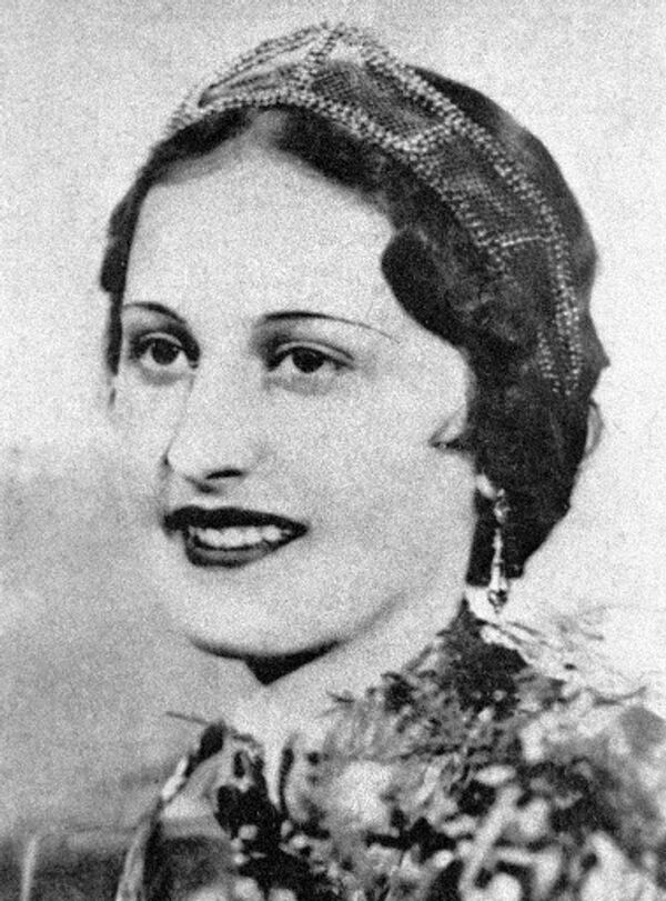 Победительница конкурса красоты Мисс Россия в 1934 году Екатерина Антонова