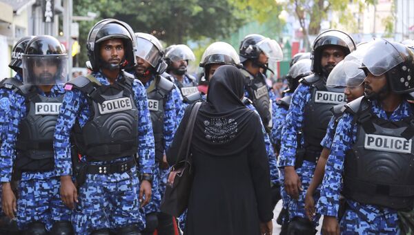 Полиция на мальдивских островах. Архивное фото