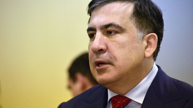 Михаил Саакашвили в Киевском апелляционном административном суде. Архивное фото