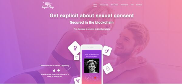 Сайт приложения LegalFling Сайт приложения LegalFling
