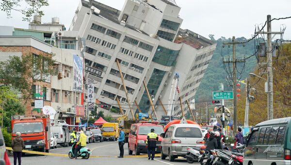 Последствия землетрясения в уезде Хуалянь, Тайвань. 7 февраля 2018