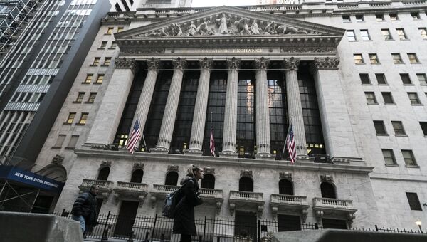 Здание Нью-Йоркской фондовой биржи. Архивное фото