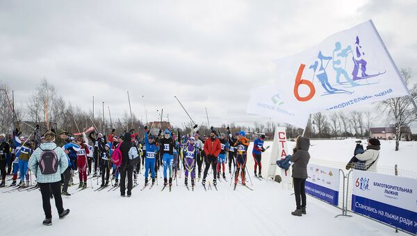 Благотворительная лыжня пройдет в Москве в четвертый раз