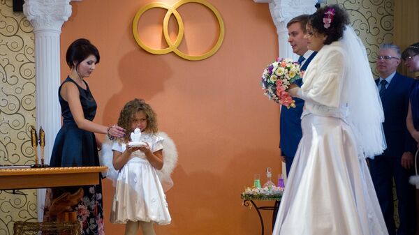Церемония регистрации брака в Крыму