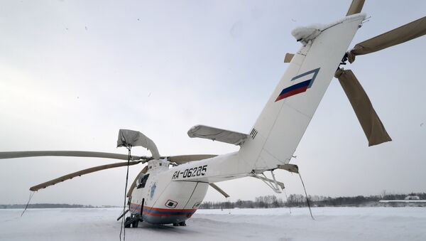Вертолет Ми-26 Московского авиационного центра. Архивное фото