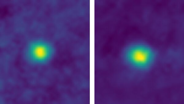 Фотографии двух карликовых планет 2012 HZ84 и 2012 HE85, полученные камерами зонда New Horizons