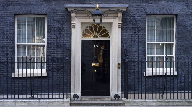 Даунинг-стрит, 10 - официальная резиденция и офис премьер-министра Великобритании в Лондоне. Архивное фото