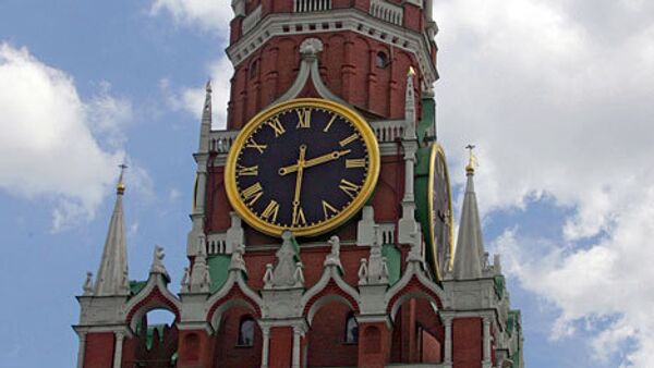 Все часы Кремля будут переведены на летнее время в ночь на воскресенье
