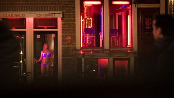 Квартал Красных фонарей в Амстердаме. Архивное фото.