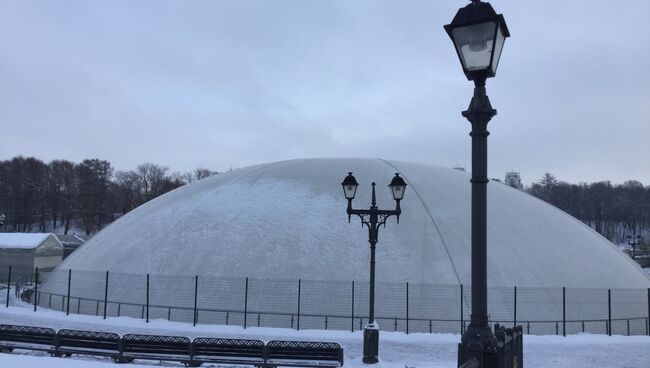 Купол над фонтаном в парке Царицыно. Архивное фото