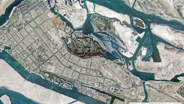 Первые снимки участков земной поверхности Абу-Даби с космического аппарата с №3. 9 февраля 2018