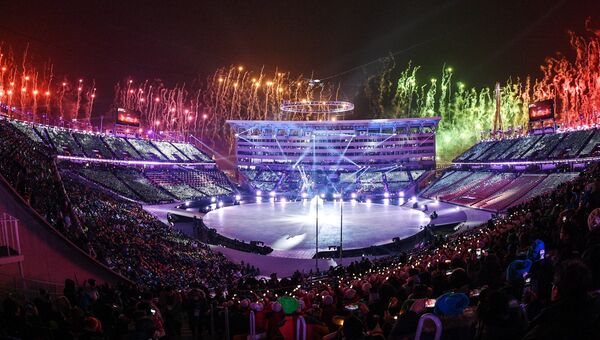 Церемония открытия XXIII зимних Олимпийских игр в Пхенчхане. Архивное фото