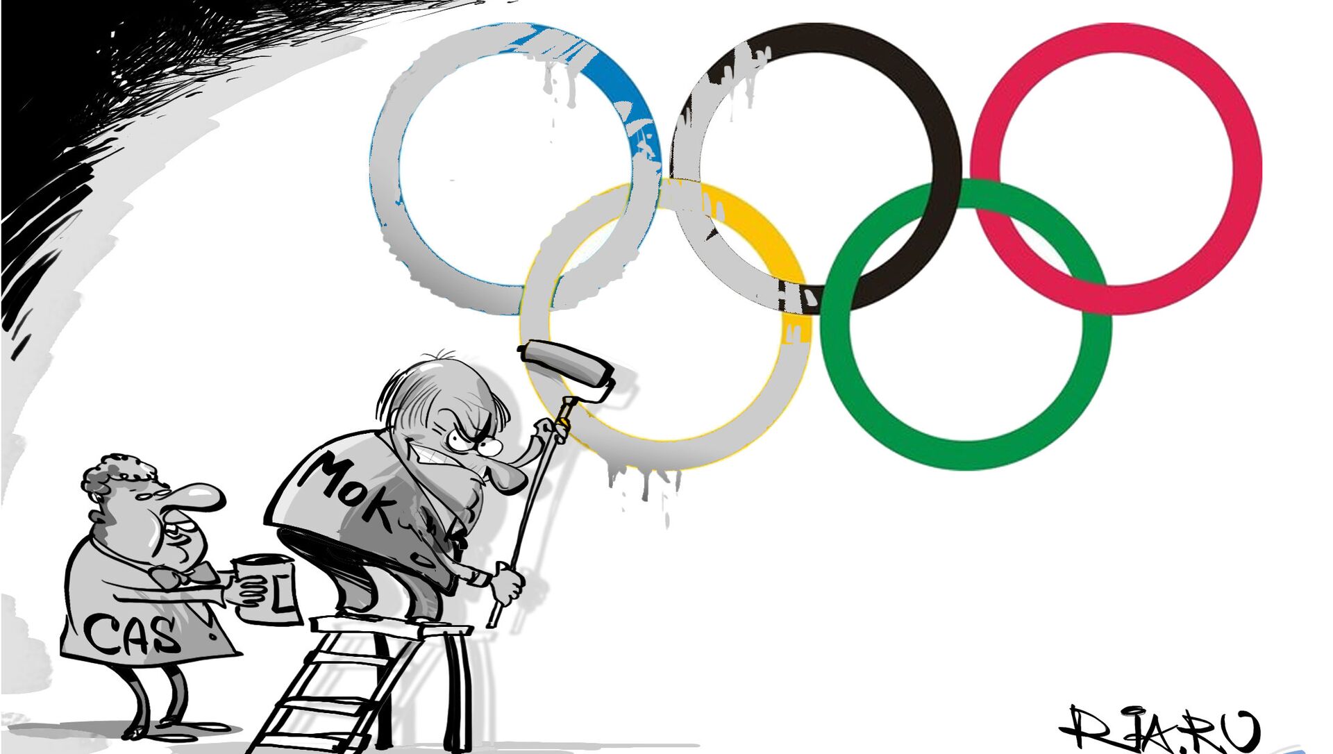 Олимпийские игры карикатура