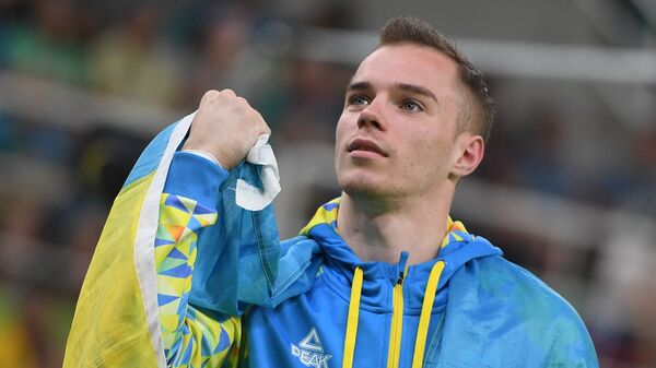 Украинский гимнаст Олег Верняев 