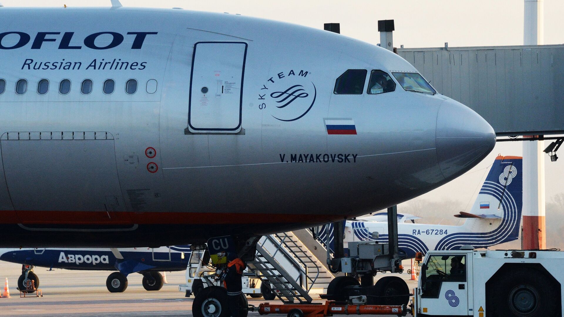 Самолет Airbus A330 авиакомпании Аэрофлот - РИА Новости, 1920, 10.07.2024