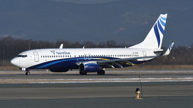 Самолет Boeing 737-800 авиакомпании NordStar