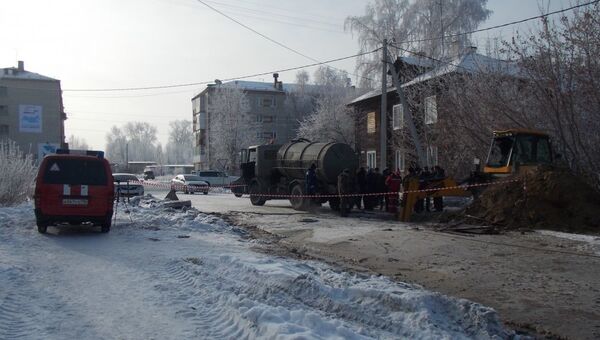 В городе Тавде Свердловской области коммунальные службы восстанавливают холодное водоснабжение. 11 февраля 2018