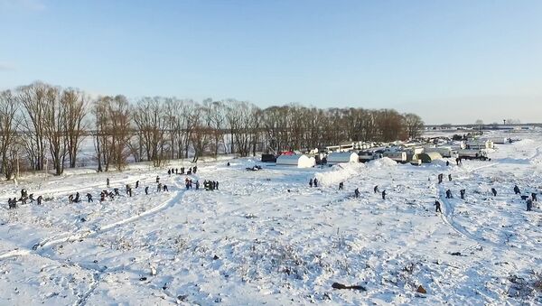 Место крушения Ан-148 в Московской области. 12 февраля 2018
