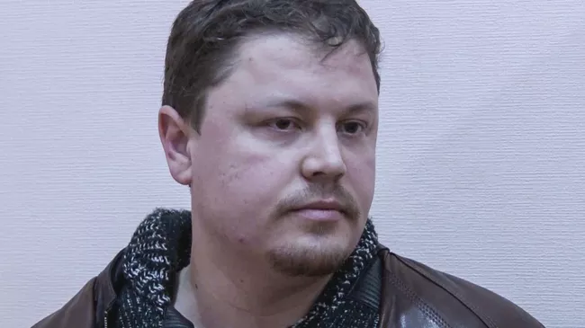 Гражданин Украины Константин Давыденко, задержанный сотрудниками ФСБ РФ в Симферополе за шпионаж. 12 февраля 2018