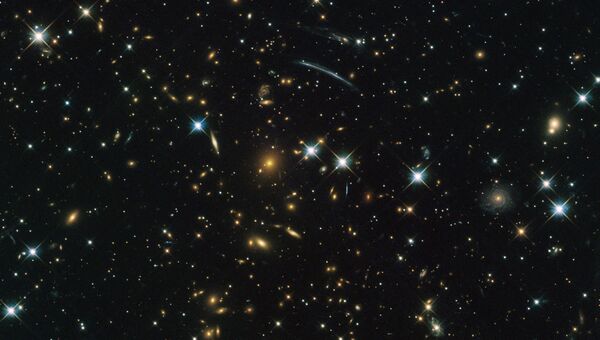Скопление галактик PLCK G004.5-19.5 в созвездии Стрельца, открытое благодаря эффекту Сюняева-Зельдовича