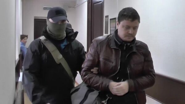 Гражданин Украины Константин Давыденко, задержанный в Симферополе, в Лефортовском районном суде Москвы. 12 февраля 2018