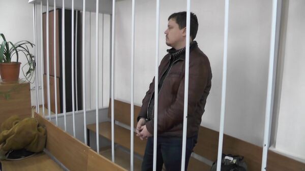 Гражданин Украины Константин Давыденко, задержанного в Симферополе и доставленный в Лефортовский районный суд в Москве. Архивное фото