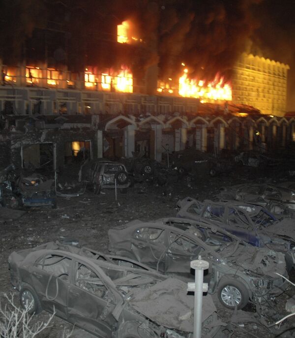 Взрыв в отеле Марриот в Исламабаде