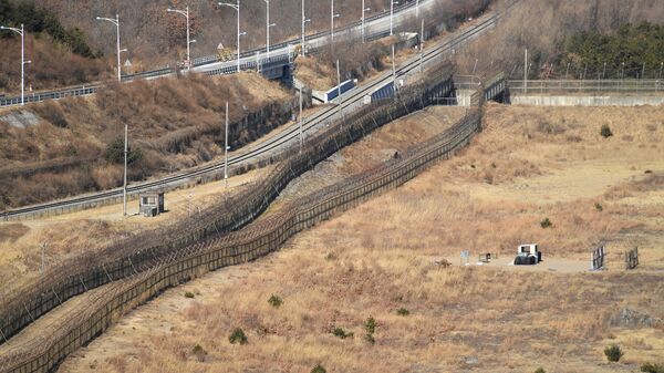 Корейская демилитаризованная зона в окрестностях уезда Косон-гун